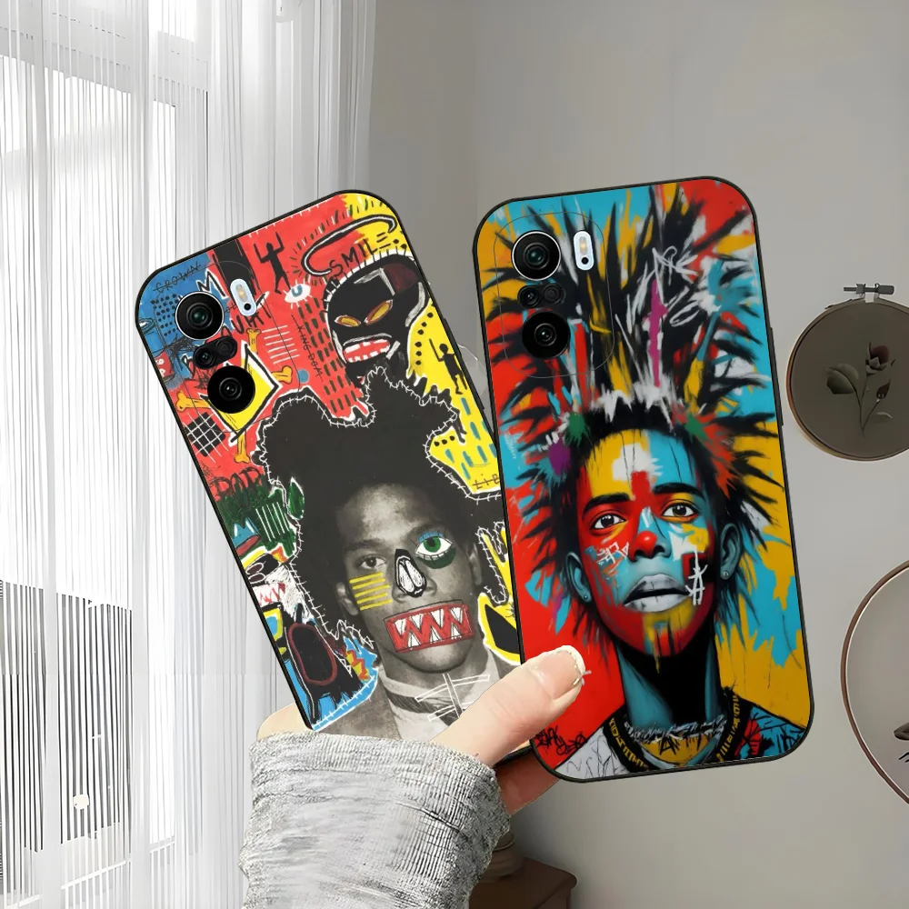 B-Basquiats Art Phone Case For Xiaomi Mi 5X 8 9 10 11 12 Lite Pro 10T PocoX3pro PocoM3 Note