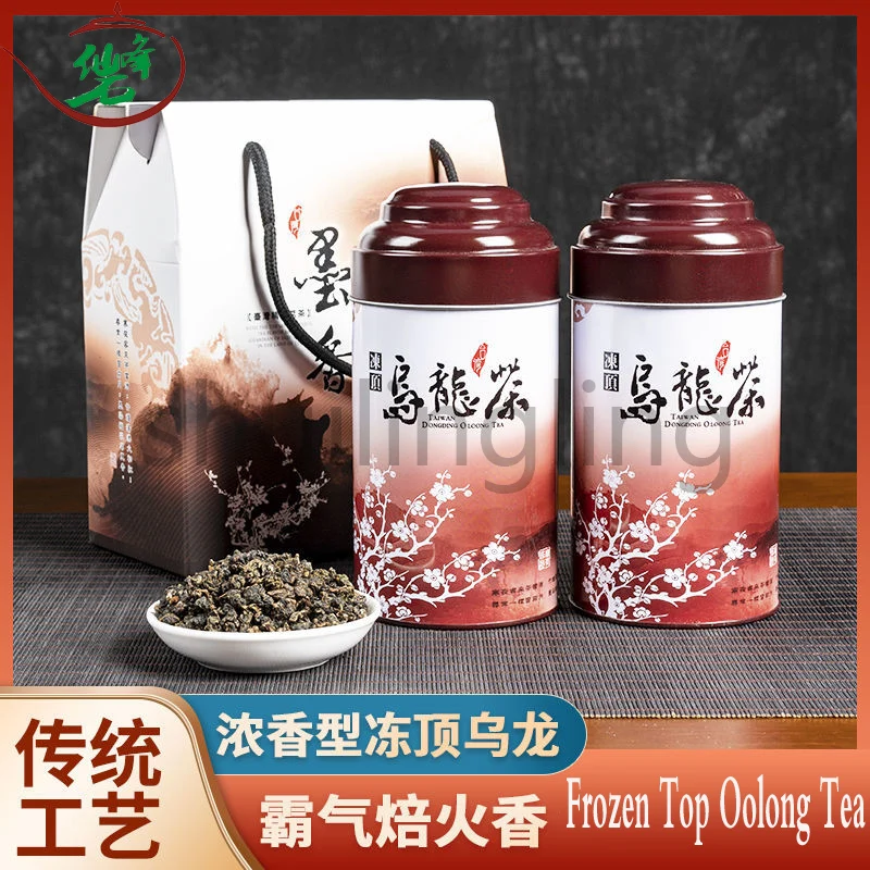 

Taiwan Frozen Top Oolong Tea Traditional Craft Mountain Special Luzhou Flavor 300g Affordable Gift Box Canned New Tea