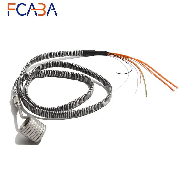 Пружинный нагреватель, внутренний диаметр 16 мм, высота 25 ~ 50 мм, Размер секции 4,2*2,2 мм, 110 В/220 В/380 В, детали системы литья под давлением