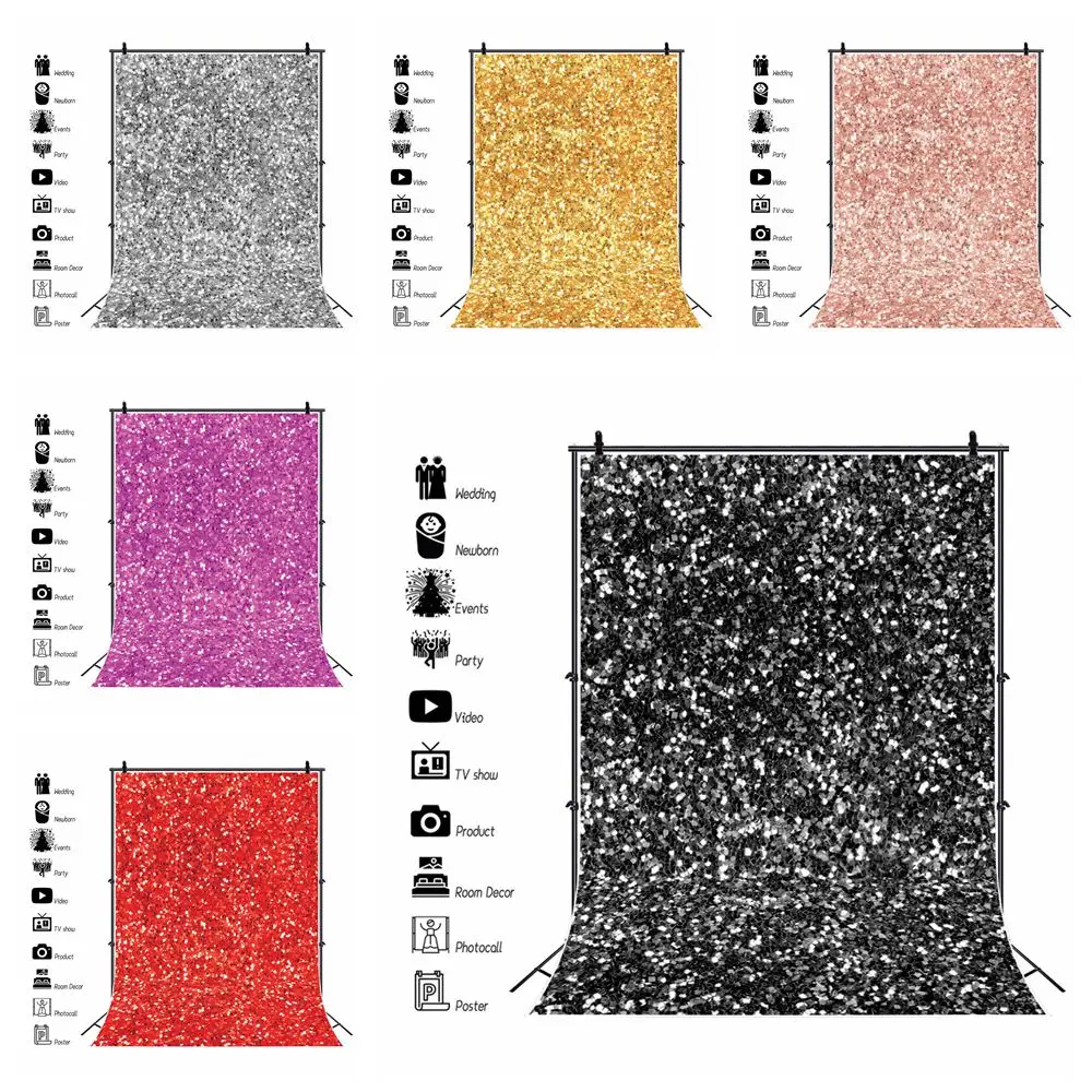 Фон для фотосъемки с блестками размер в ассортименте