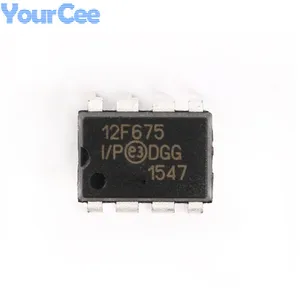 Straight Plug PIC12F675-I/P DIP-8 8-bit Flash Microcontroller