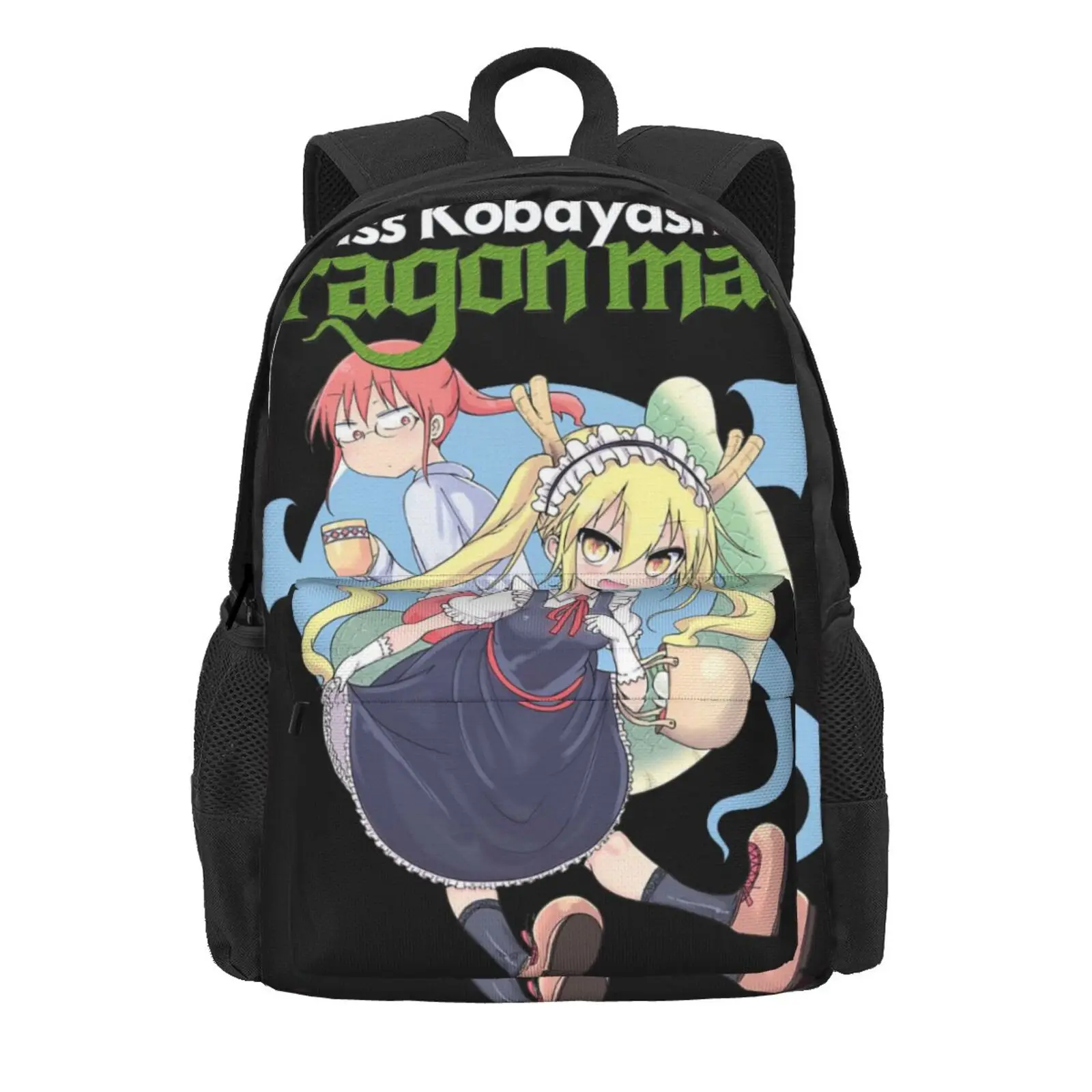 

Miss Kobayashi'S Dragon Maid 1 school bags Women'S Backpack Bag Woman Bags Man Bag Plaid Kawaii For School