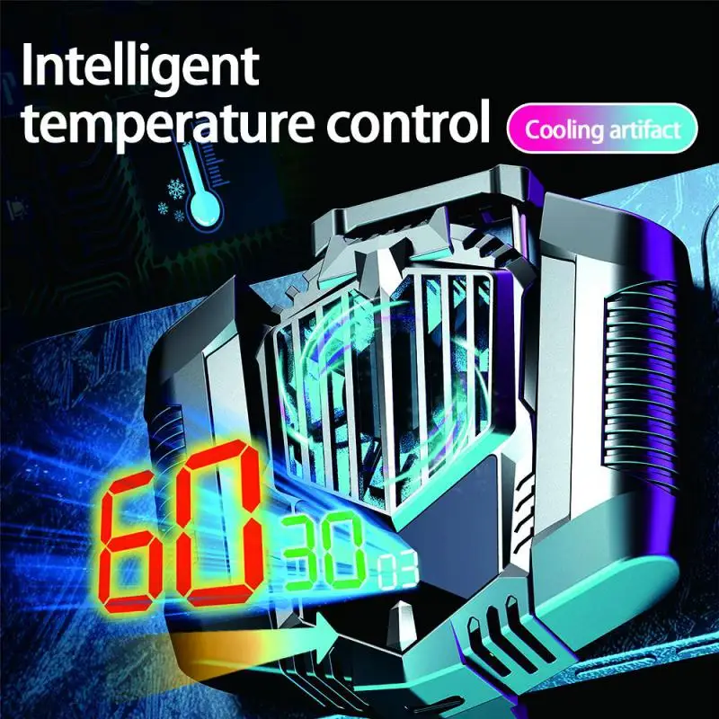 

Magnetic Power Supply Phone Radiator Semiconductor Mobile Phone Cooler Silent Gaming Cooler Cell Phone Radiator