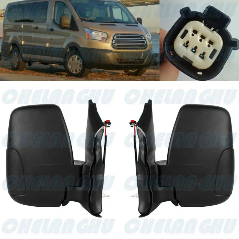 Для Ford Transit 150 250 350 2014 2015 2016 2017 2018 2019 2020 2021 2022 1 пара 3-контактных атласных черных