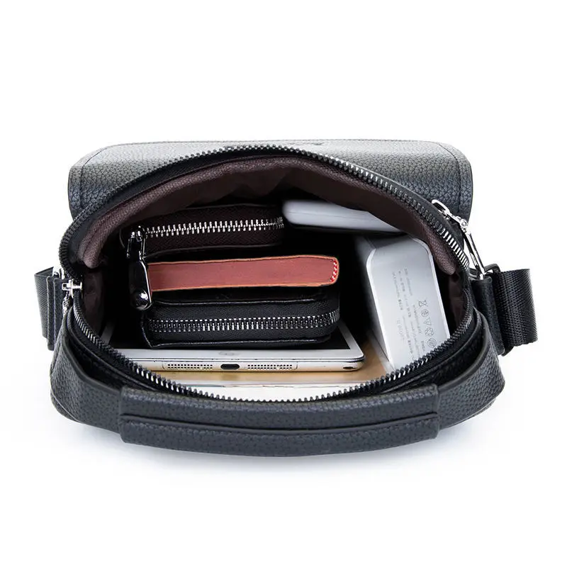 High quality genuine leather men's shoulder bag business men's crossbody bag large capacity computer handbag conference bag