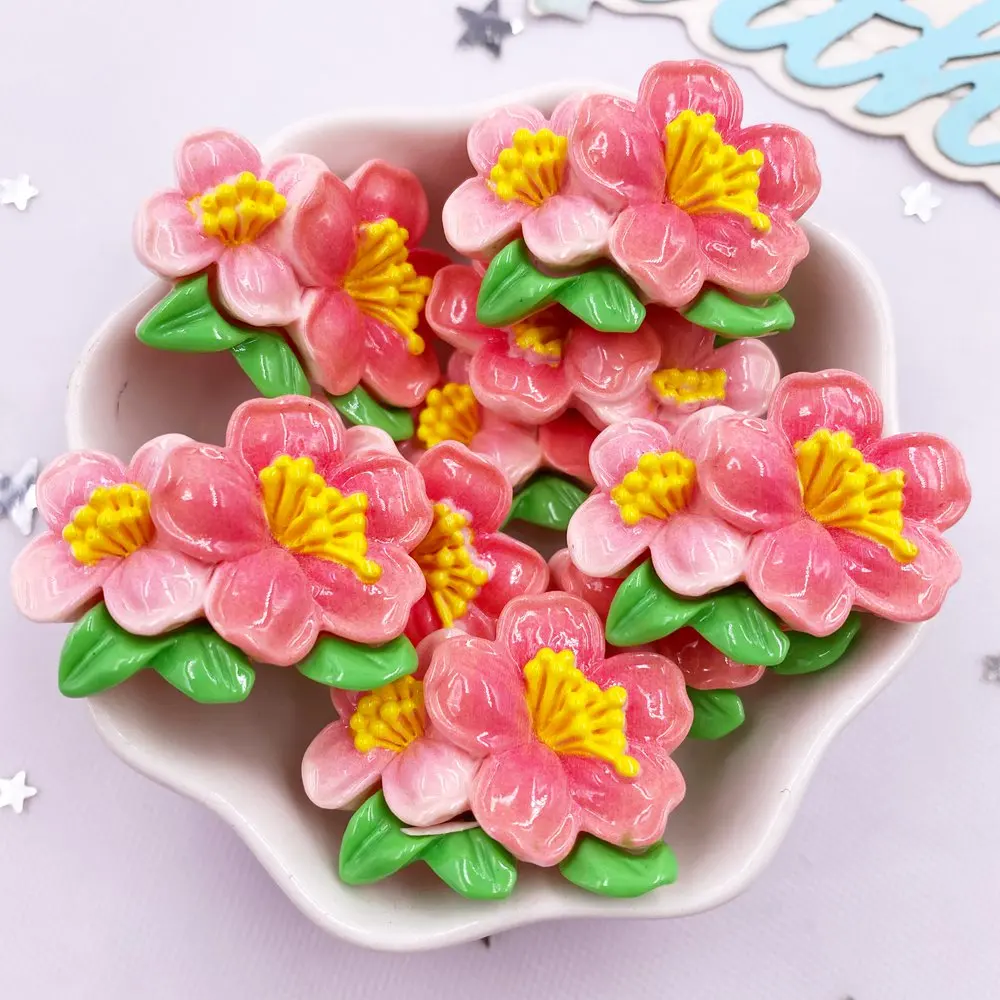 

Фигурки из смолы с цветком персика Diy Super Paradise