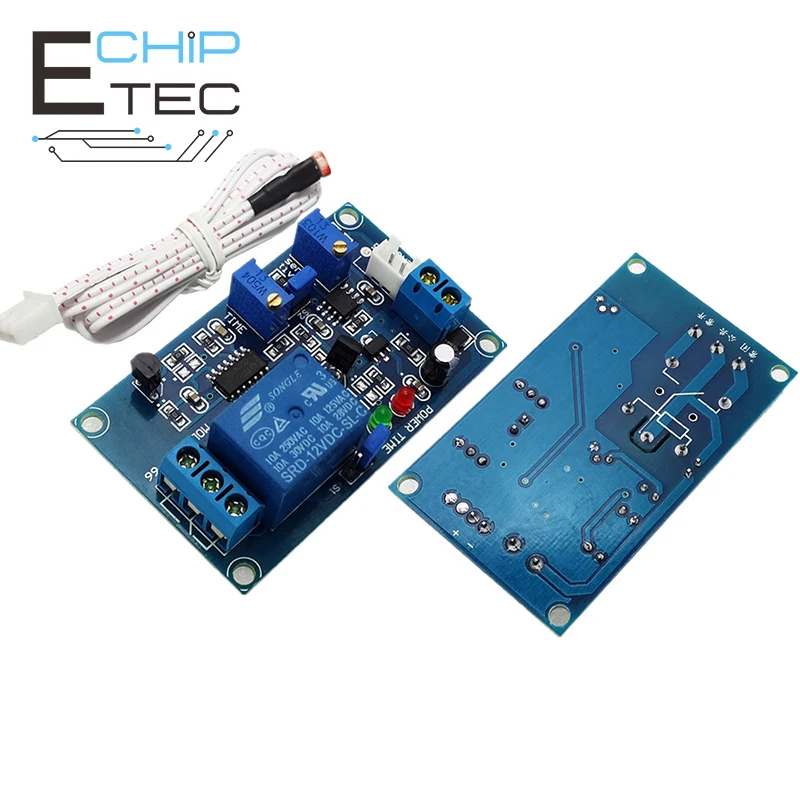 

Free shipping 5V 12V 24V Light Detect Sensor Photoresistor Relay Module with Timmer Light Control