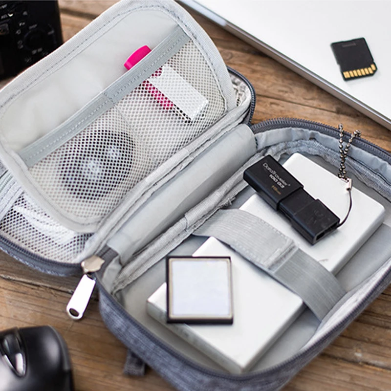

Multifunction Portable Cable Digital Storage Bags Organizer USB Gadget Charger Wires Makeup Zipper Waterproof Travel Accessories