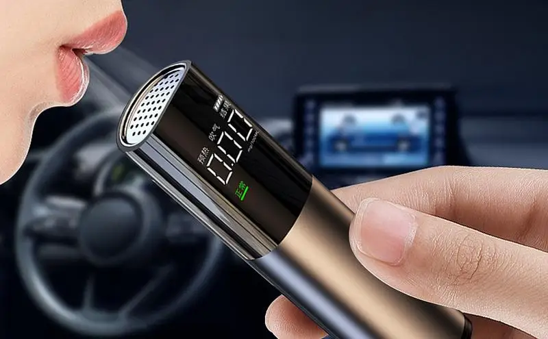 

Alcohol Breathalyzer Tester Portable Alcohol Tester Gas Alcohol Detector For Personal & Professonal Use Blowing Alcohol Detector