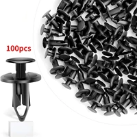 100pcs fastener rivet clips suitable for 8 9mm aperture nylon bumper fastener rivet clips car door clip panel