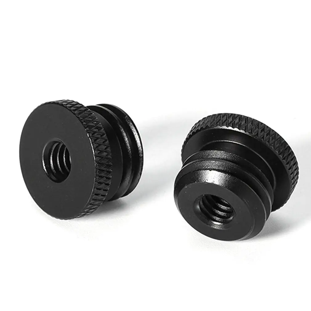 

1/4" to 5/8 and 3/8"to 5/8Thread Screw Mount Adapter Tripod Plate Flash Light Mic Converter SLR Camera Photo Studio Accessories