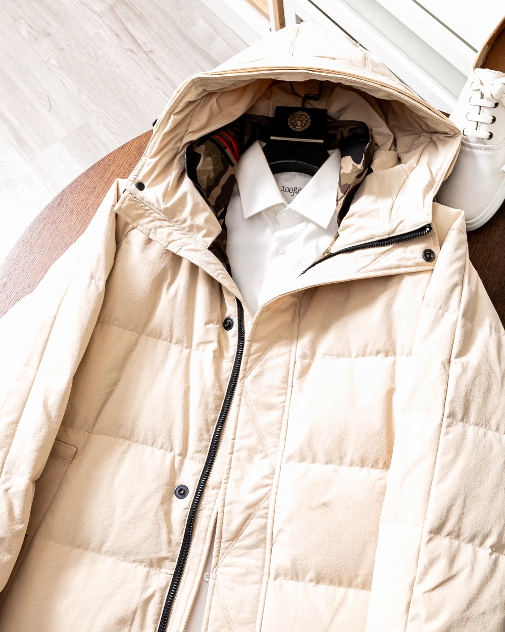Clearance Men Duck Down Overcoat Winter Warm Parkas Male Long Jacket Outerwear Windbreaker Ivory Plus Big Size XXL XXXL 2XL 3XL