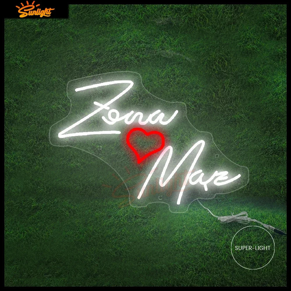 Неоновая светодиодная вывеска на заказ для жены и мужа свадебные неоновые