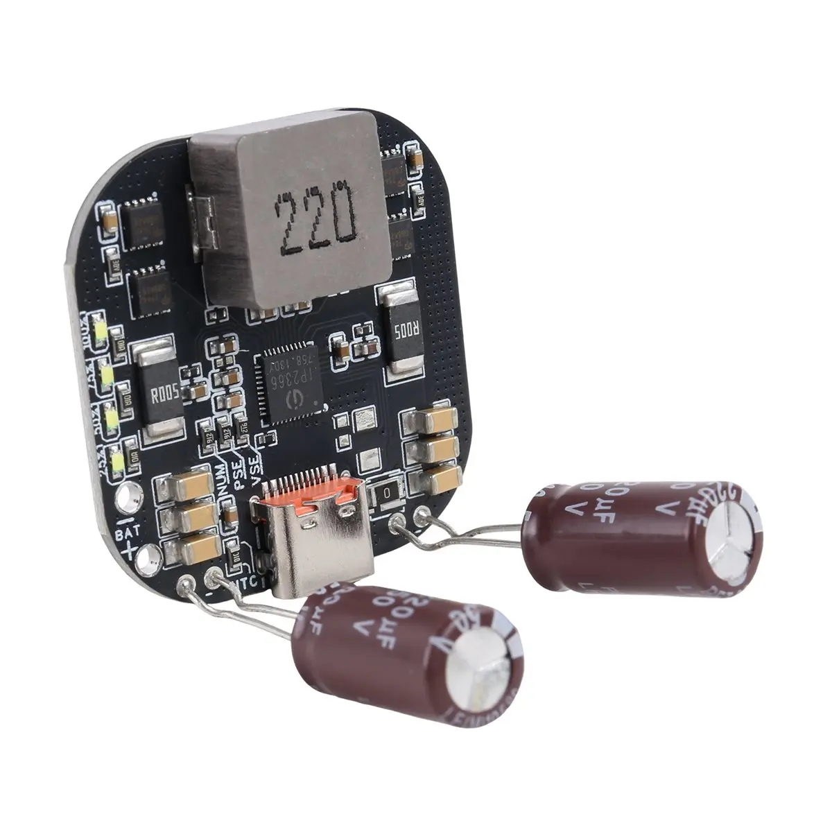 Фото DTC5 Новый двунаправленный зарядный модуль IP2368 с быстрой зарядкой PD100W, интерфейс Type-C, поддержка литиевых аккумуляторов №3
