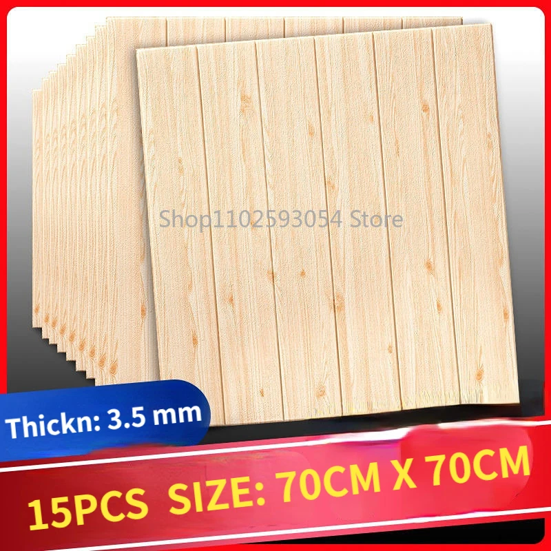 

House Decoration Essential Self-adhesive Waterproof Wall Stickers Xpe Living Room Wall Protection Panel Stickers