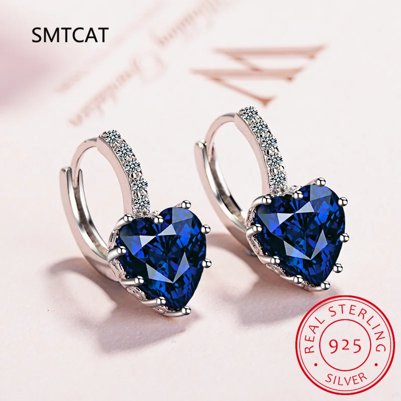 Сердце натуральный гранат аметист цитрин перидот синий топаз стерлингового