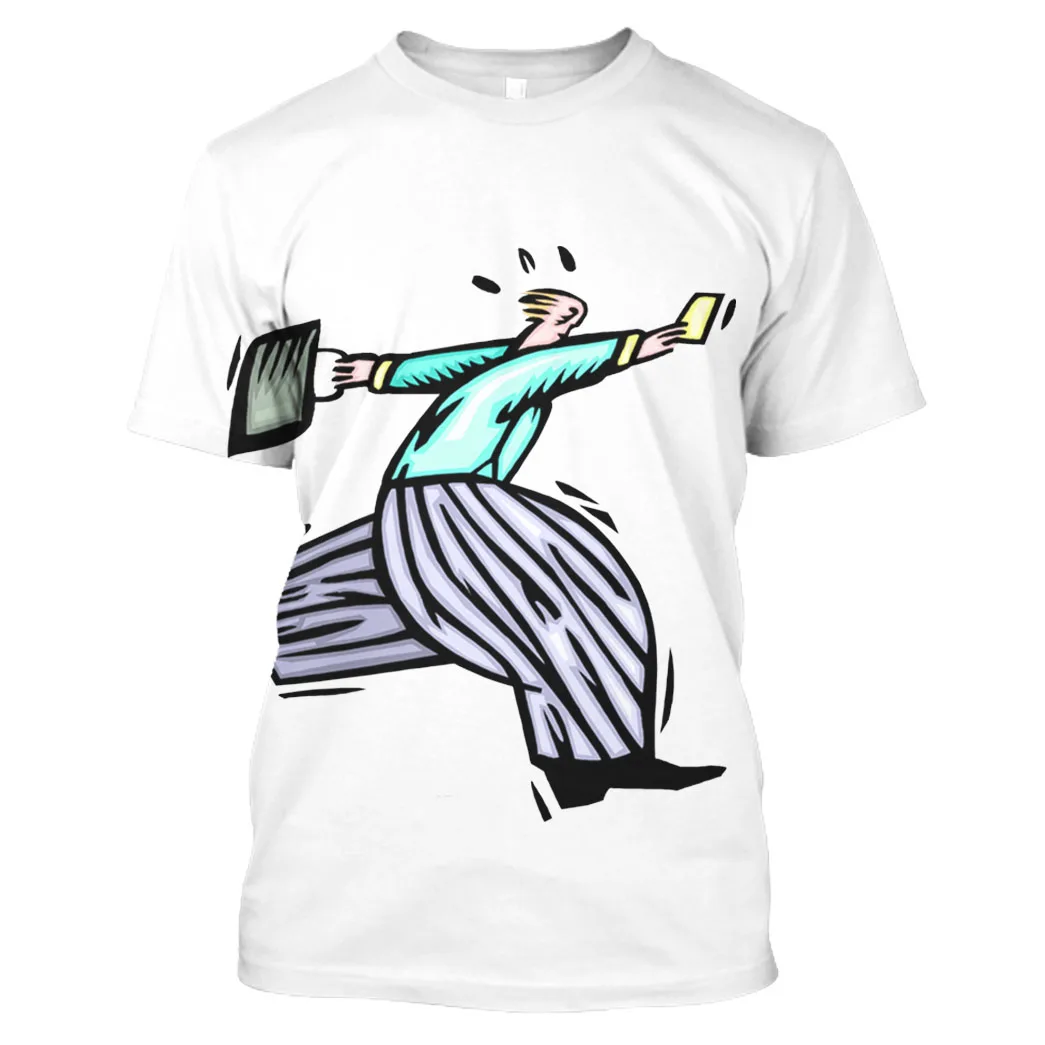 

Jumeast Running 3D Graphic T Shirt Printed Gym Workout Joggers Men Funny T Shirts Designer Quackity Premium Plus Size Clothes