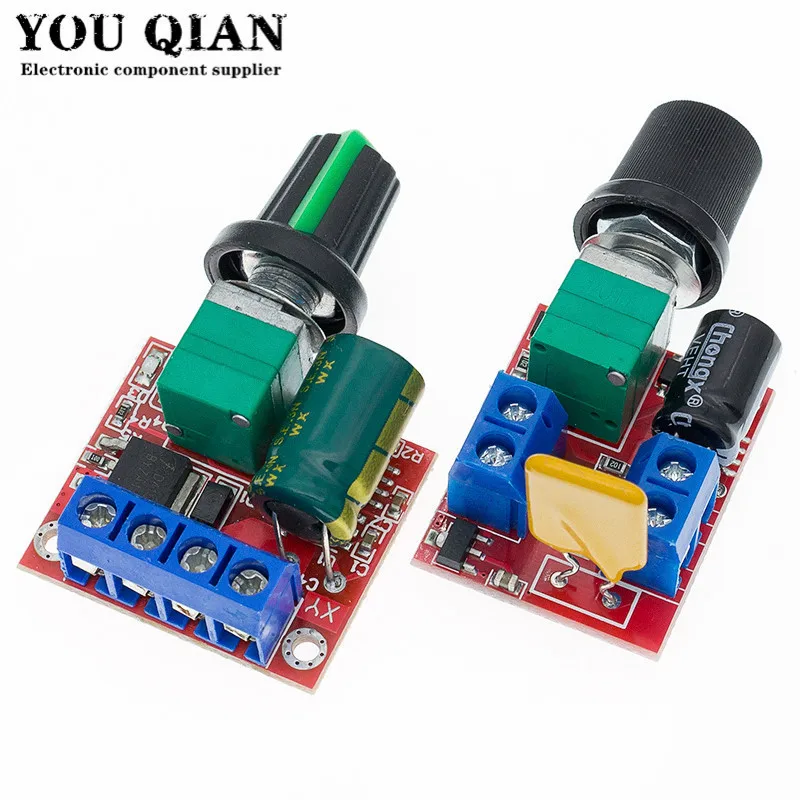Mini DC-DC 4,5 V-35V 5A 90W PWM Φ модуль регулятора скорости Переключатель платы управления 12V 24V PN35