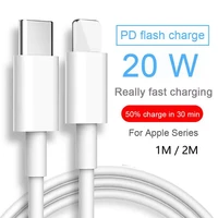 usb type c pd 20w cable for iphone se 13 12 11 pro x xs 8 fast usb c cable for iphone charging 1m 2m usb type c cable wire cord