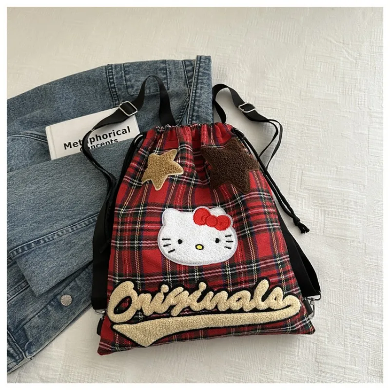 Женский рюкзак с мультяшным принтом Большой Вместительный Рождественский