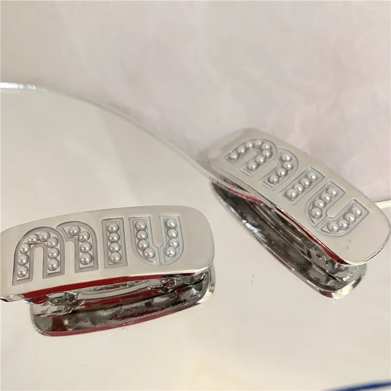 

1 шт. модная Милая заколка для волос с буквами и жемчужинами в стиле принцессы Ins маленькая боковая заколка Весенняя женская заколка