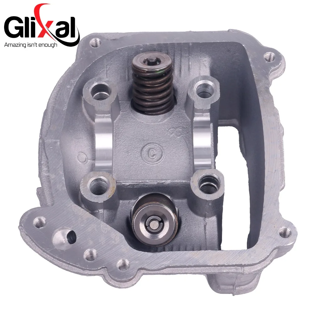 Фото Glixal GY6 125cc китайский скутер двигатель 52,4 мм EGR головка цилиндра в сборе с клапанами для 4T 152QMI ATV Go Kart Багги мопед Quad №5
