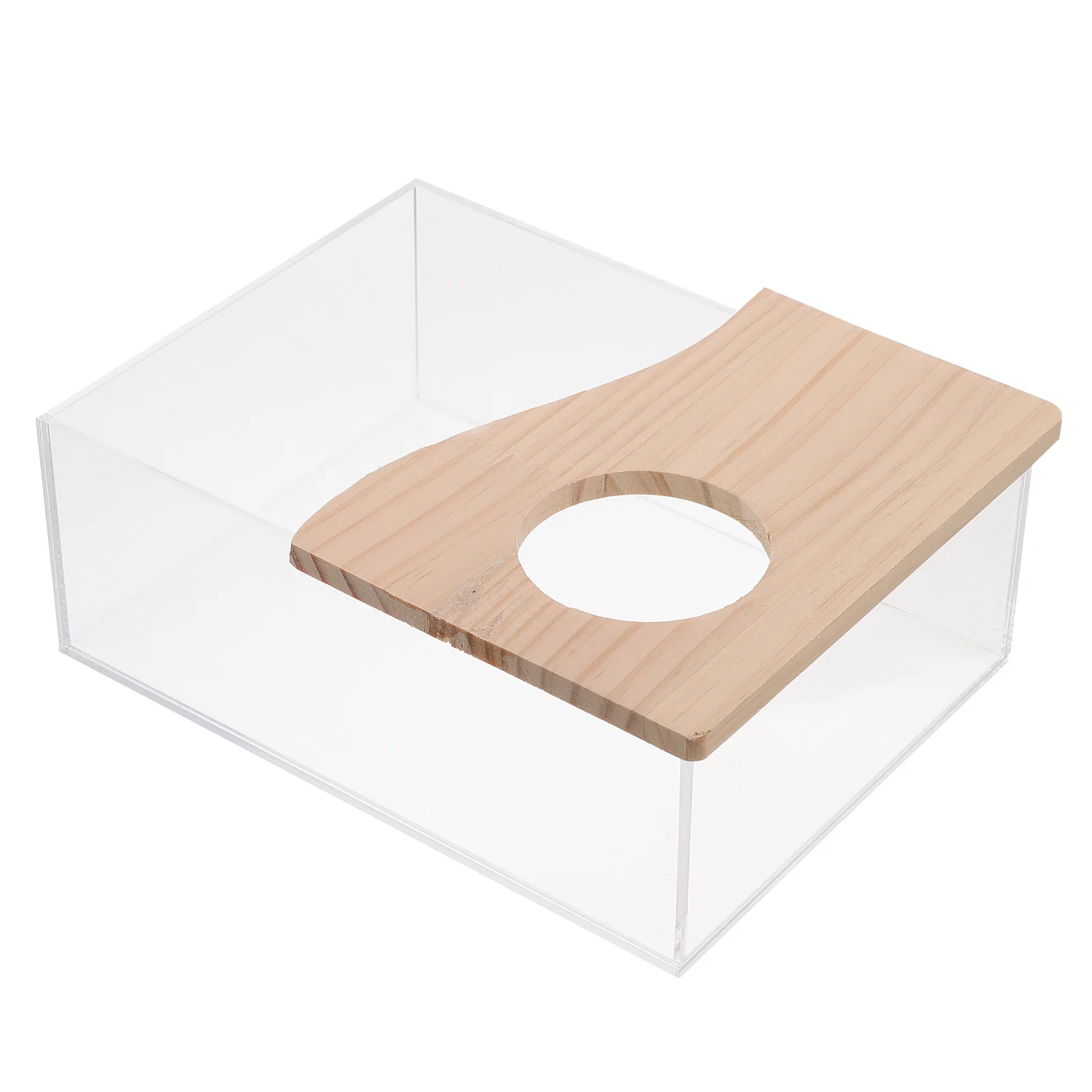 

1Pc Sand Bath Box Bathing for Hamsters Small Pets Room Hamster Hamster Sand Bathtub