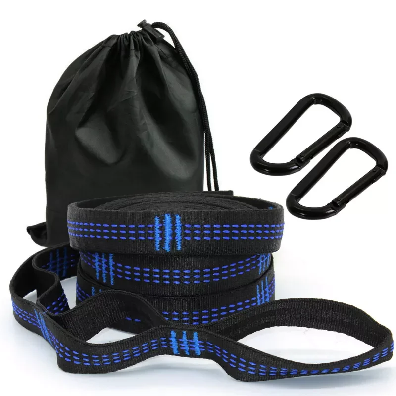 

2PCS Adjustable Hammock Straps with Buckle Loops Outdoor Tree Hanging Aerial Yoga Hammock Strap Rope Belt hamaca colgante hamak