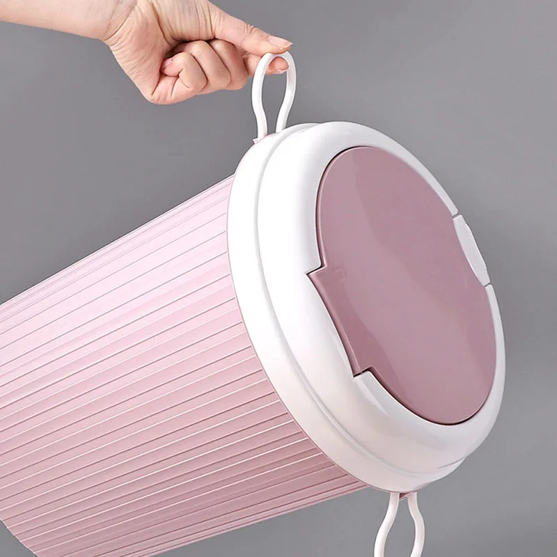 Туалет ванной современный модный милый контейнер для мусора большой