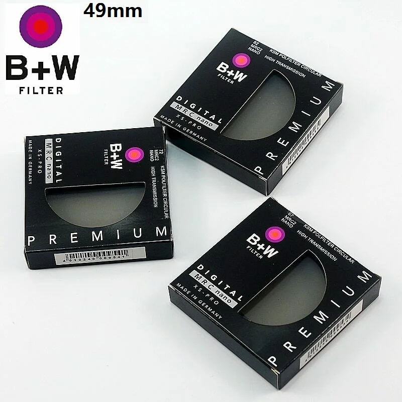 

B+W CPL 49mm KSM Digital XS-PRO MRC Nano Haze Filter Polarizer/Polarizing CIR-PL Multicoat Protective For Camera Lens nd filter