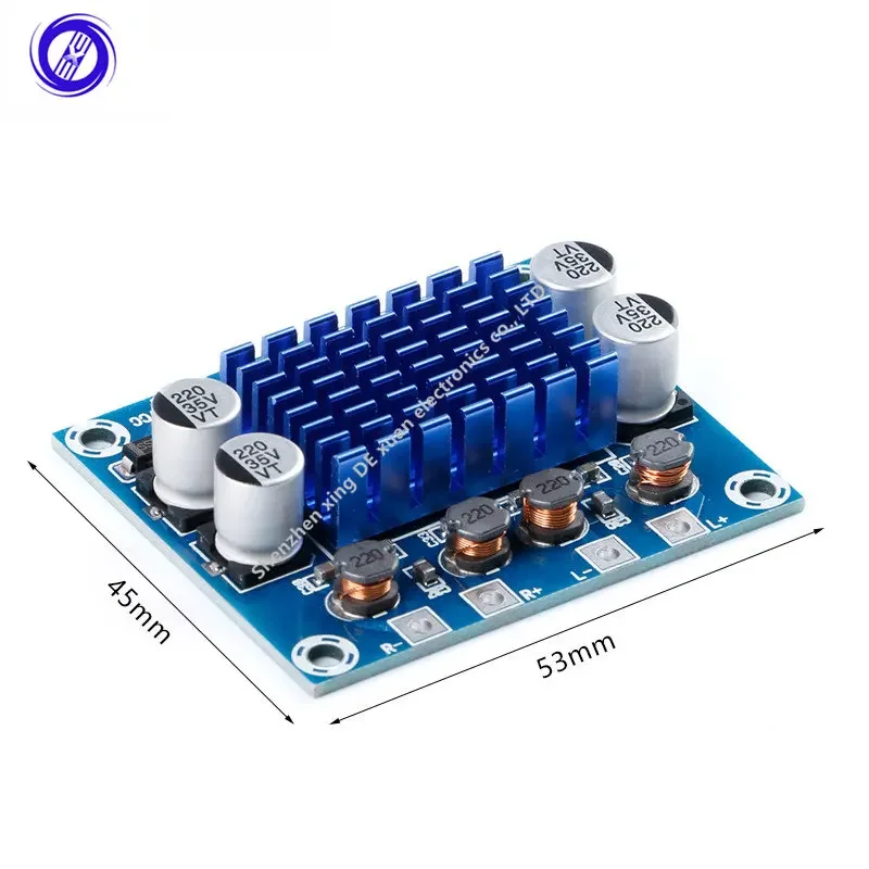 1 шт. XH-A232 модуль усилителя 30 Вт + 2 0 канала DC8-26 В 3A цифровой стерео аудио D тип платы