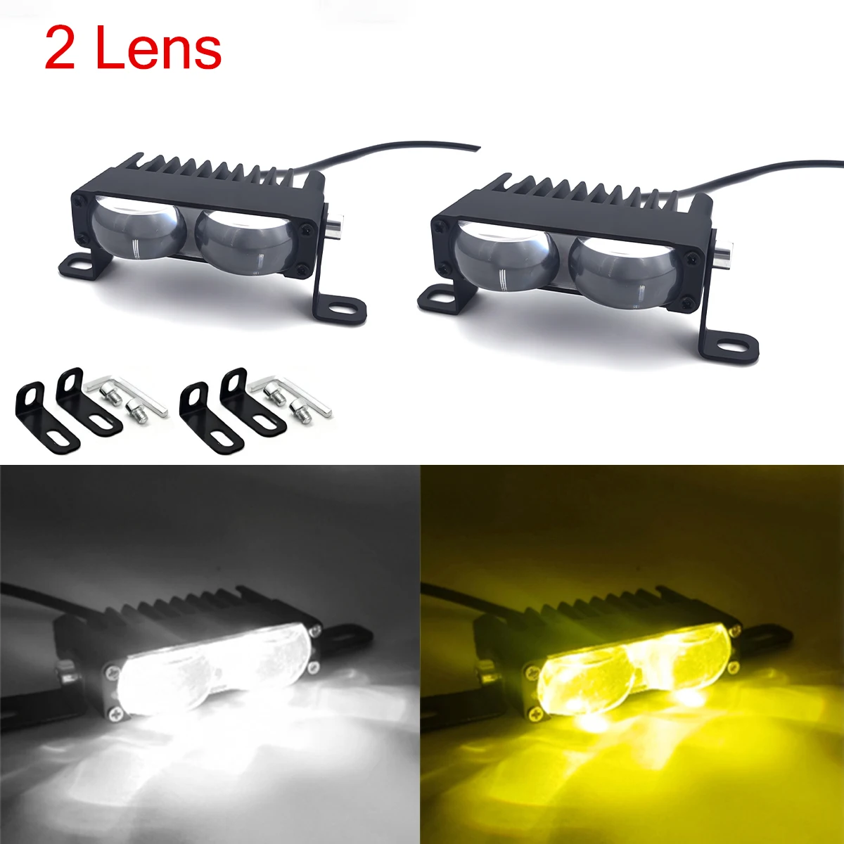 

Светодиодные фары, бамперные фары, светодиодные противотуманные фары, решетки, мини-фры для вождения, линзы, комплект освещения для автомобиля, мотоцикла, 9-36 В