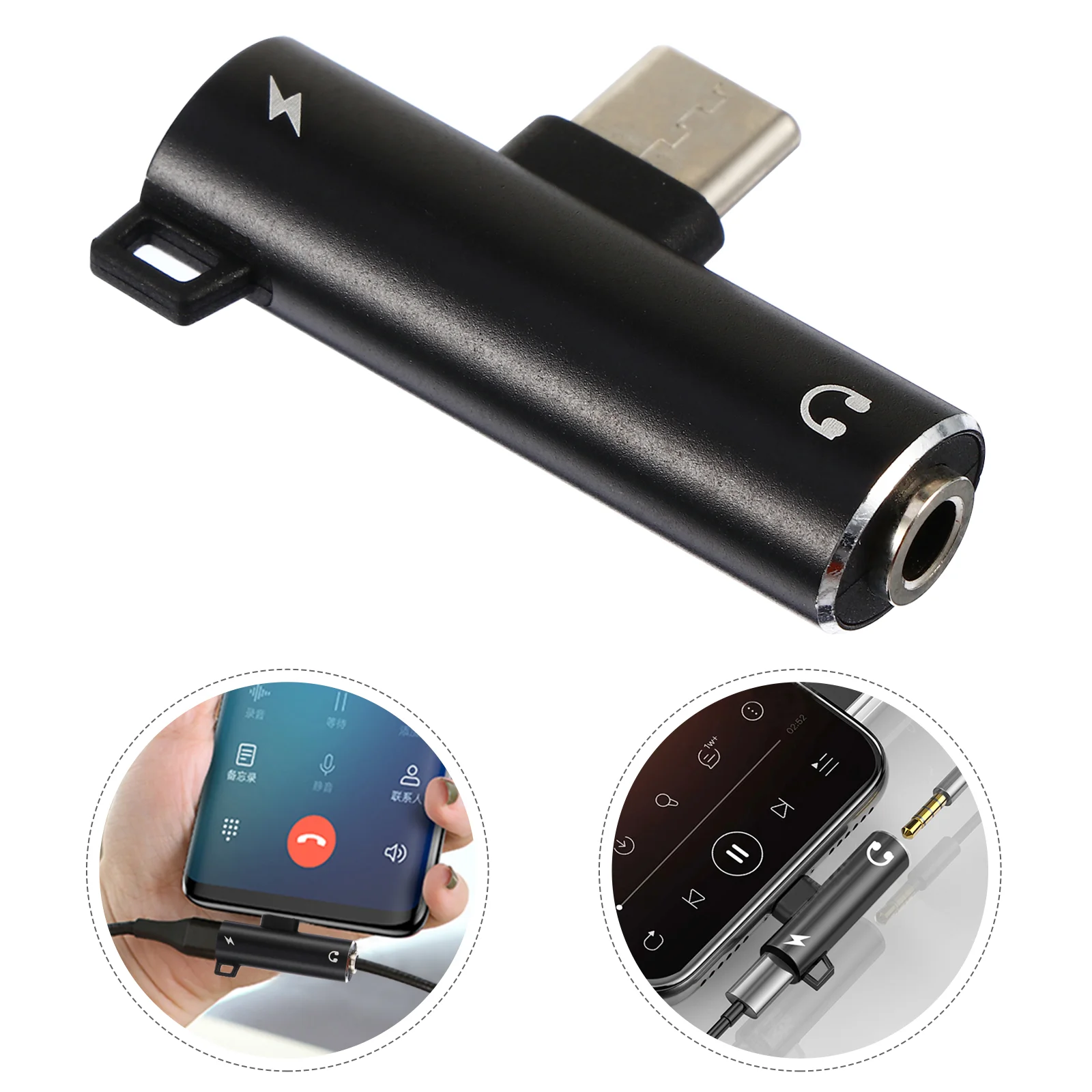 

Headphone Adapter Adapter Type-C Earphone Converter 35mm Jack Aux Charging SELECT YOUR OPTION