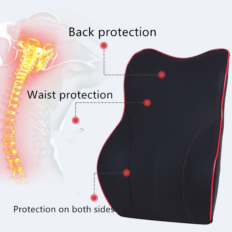Подушка для поддержки поясницы на автомобильное сиденье спины подушка с