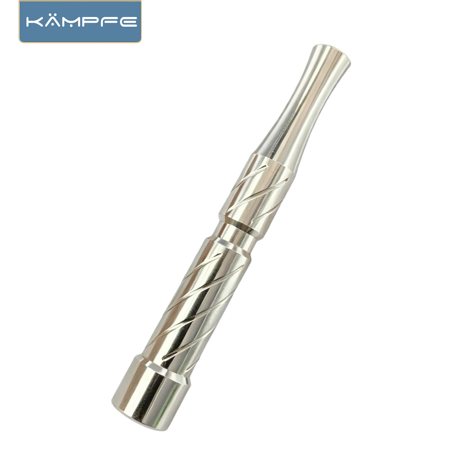 Фото Рукоятка для безопасной бритвы KAMPFE CNC из нержавеющей стали 316L, сменная, для двусторонних лезвий №2