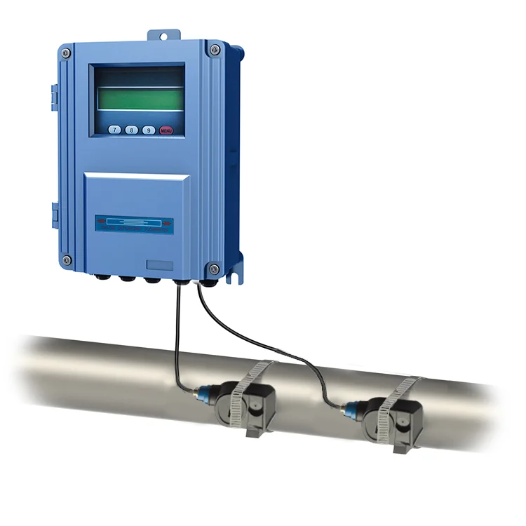 

Digital diesel fuel water ultrasonic flow meter with LCD display