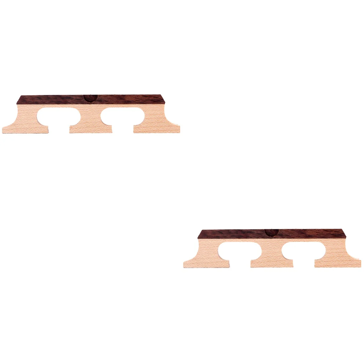 

2pcs Rosewood 5 String Banjo Bridge Musical Instrument Accessory Parts