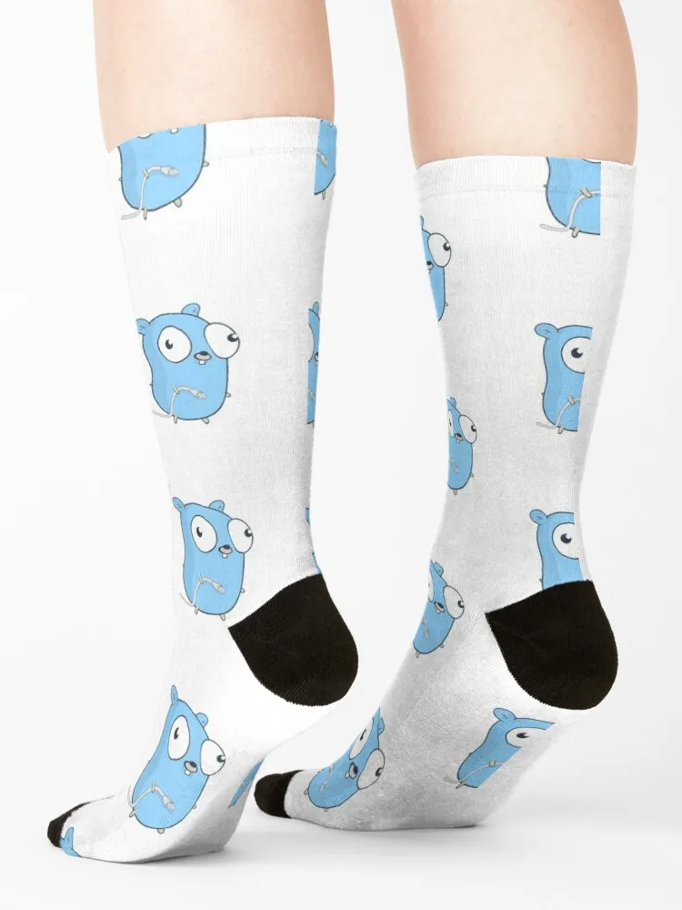 Логотип Golang Gopher: Носки с сетевой стороной