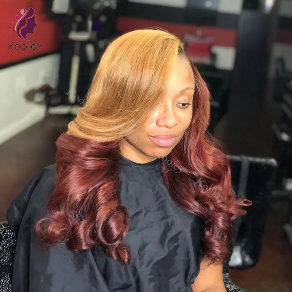 

Парики из человеческих волос 13x 4 на сетке спереди, бразильские неповрежденные волосы, светлые бордовые 99j безклеевые искусственные волосы