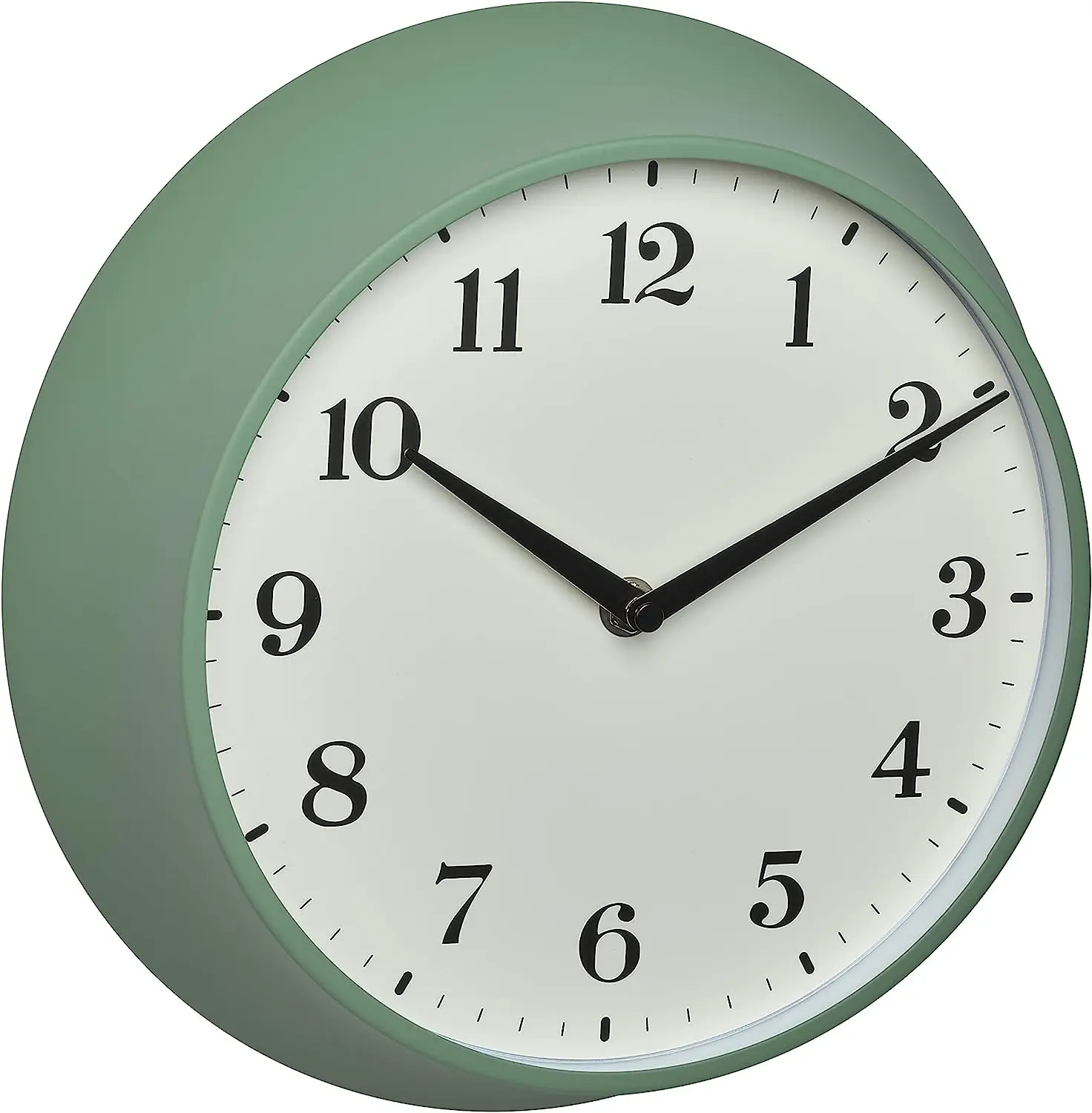 

Dostmann Reloj de Pared analógico Retro 60.3540.04 de Metal, Color Verde (l) 270 x (b) 82 x (h) 270 mm