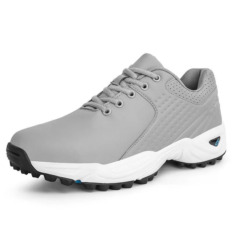 2022 Men Golf Shoes Professional Spikes Golf Sport Sneakers Waterproof Mens Comfort Breathable Walking Footwear Free Ship