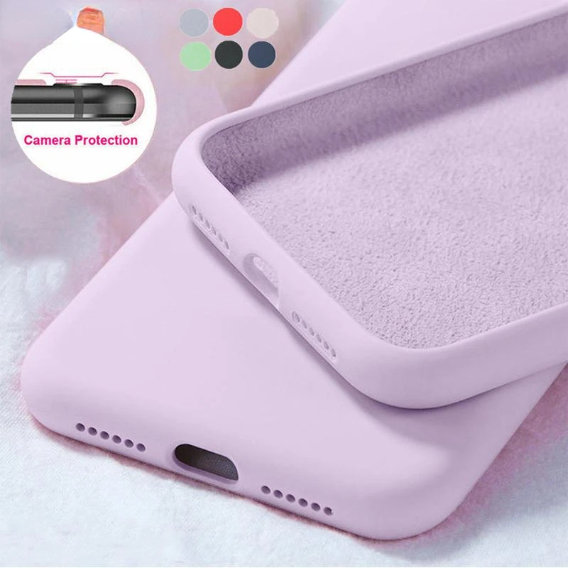 

Original For Samsung A51 A50 S10 S8 S9 S20 S21 FE S22 Plus Ultra S10E A71 A70 A31 A52 A53 A32 Original Liquid Silicone Soft Ca