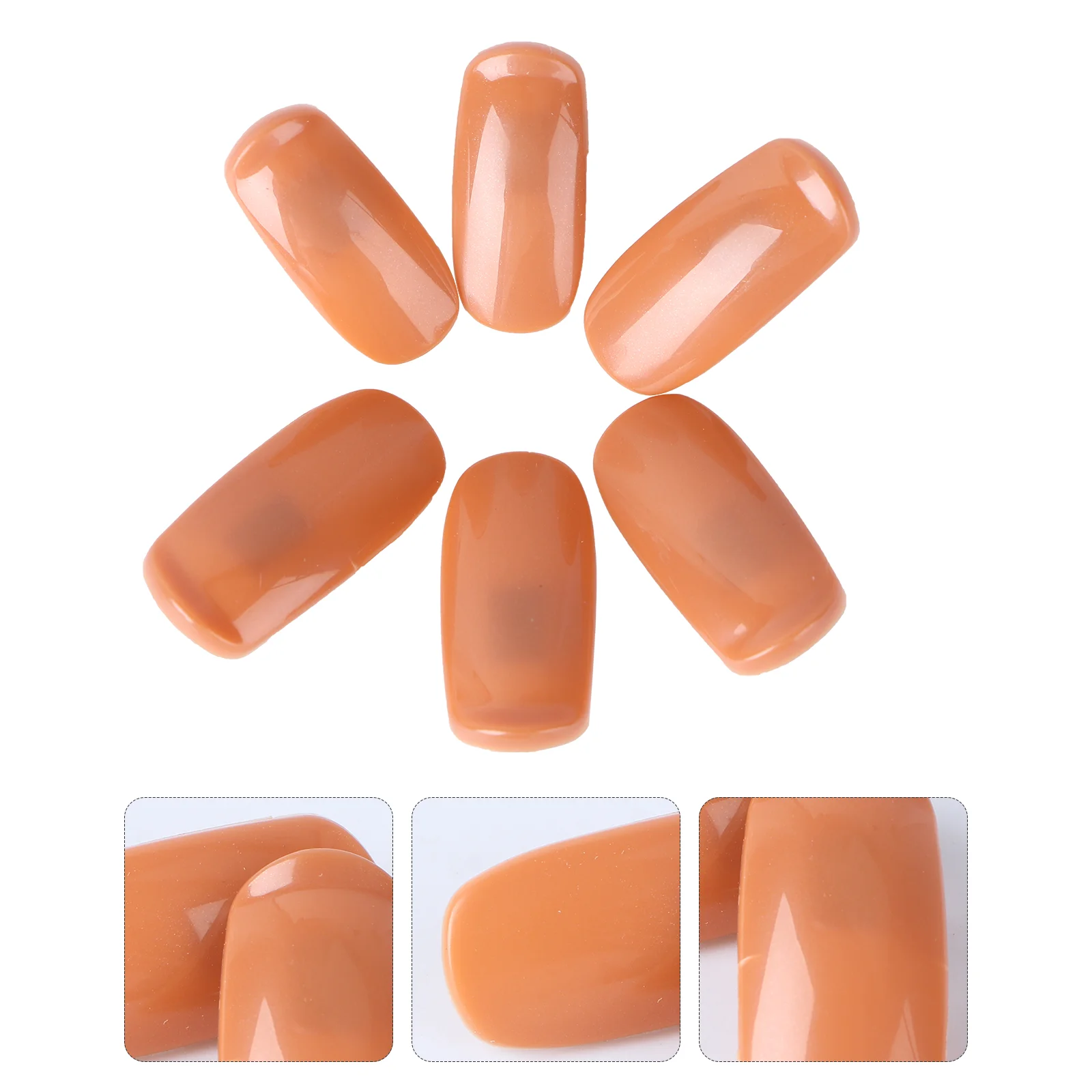 

Nail Tips Practice Nails Manicure Training Hand False Artificial Fakefrench Replacement Acrylic Toolsaccessories Trainning