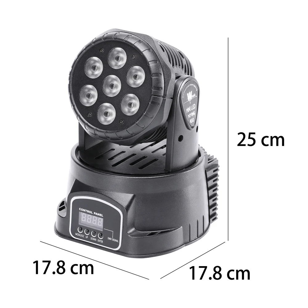 Светодиодный Вращающаяся головка светильник Beam RGBW сценическое освещение для