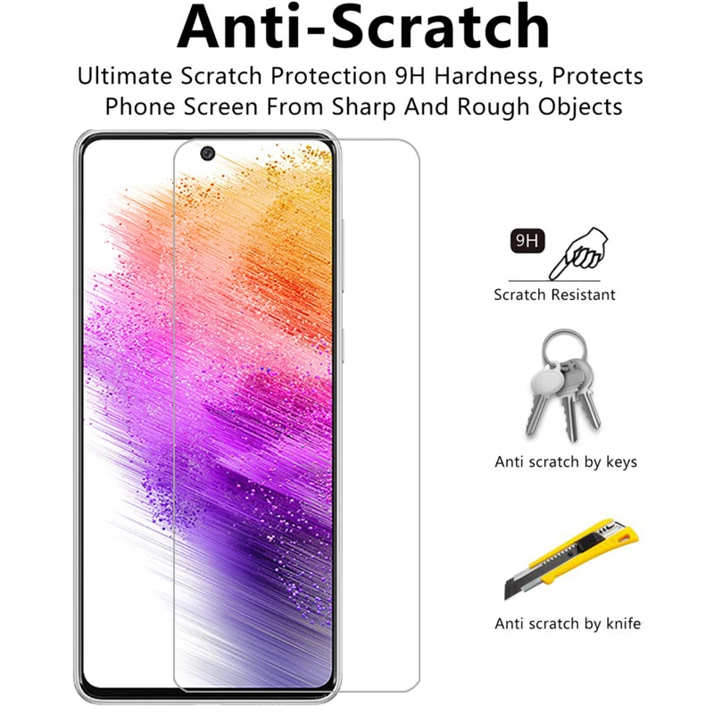 Защита экрана для samsung galaxy a73 5g защитное закаленное стекло на samsunga73 a 73 73a пленка