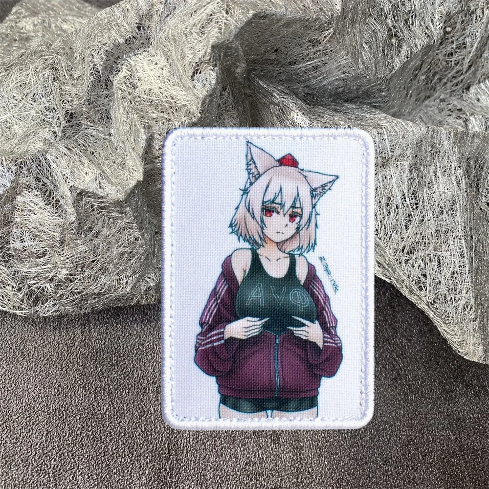 Тактический значок Casper с изображением девушки-воина из аниме челюсти