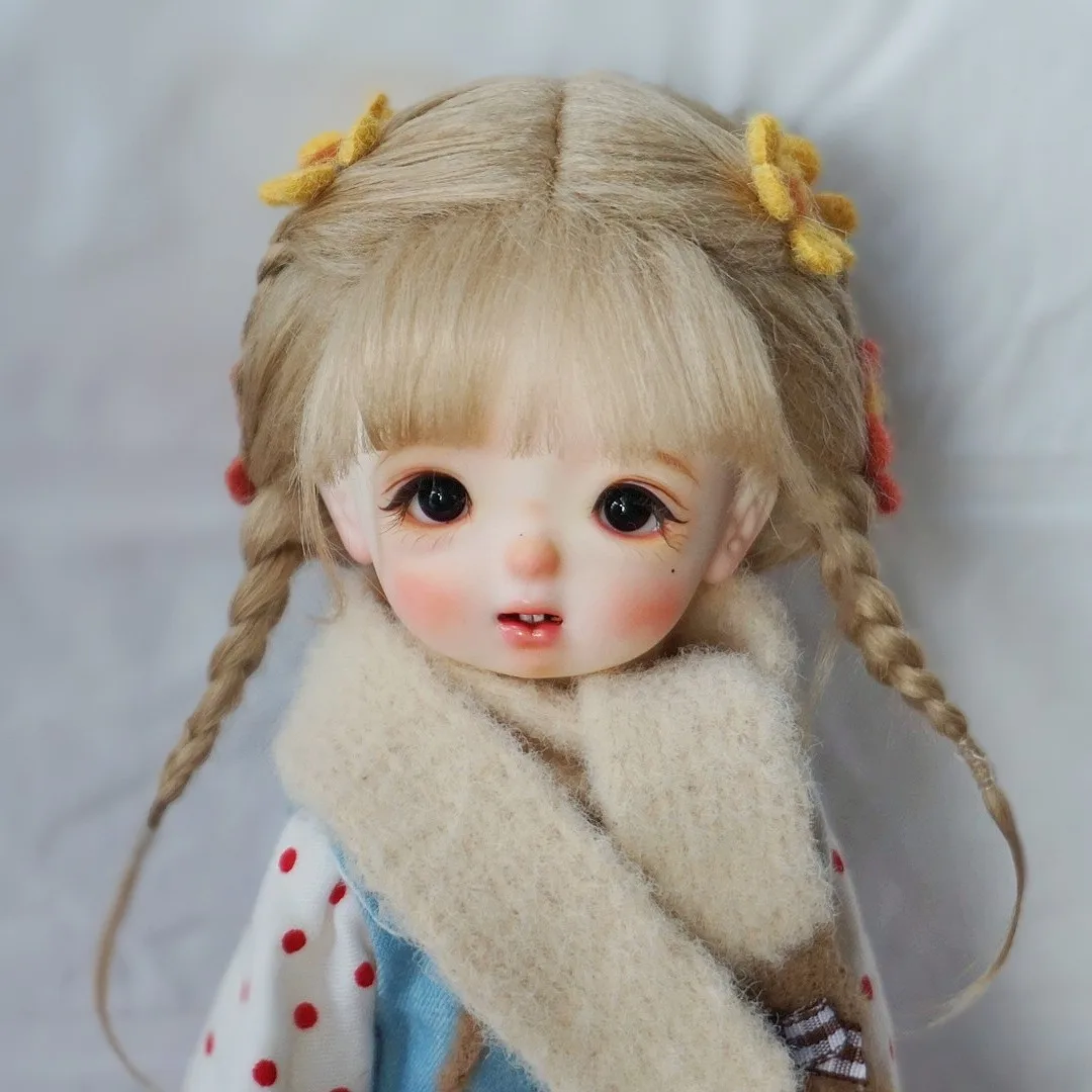 

Парики Monst Bjd ob11, парики Bjd, имитация пляжной шерсти, парик Подходит для кукольных голов 1/6, 1/4, 1/3