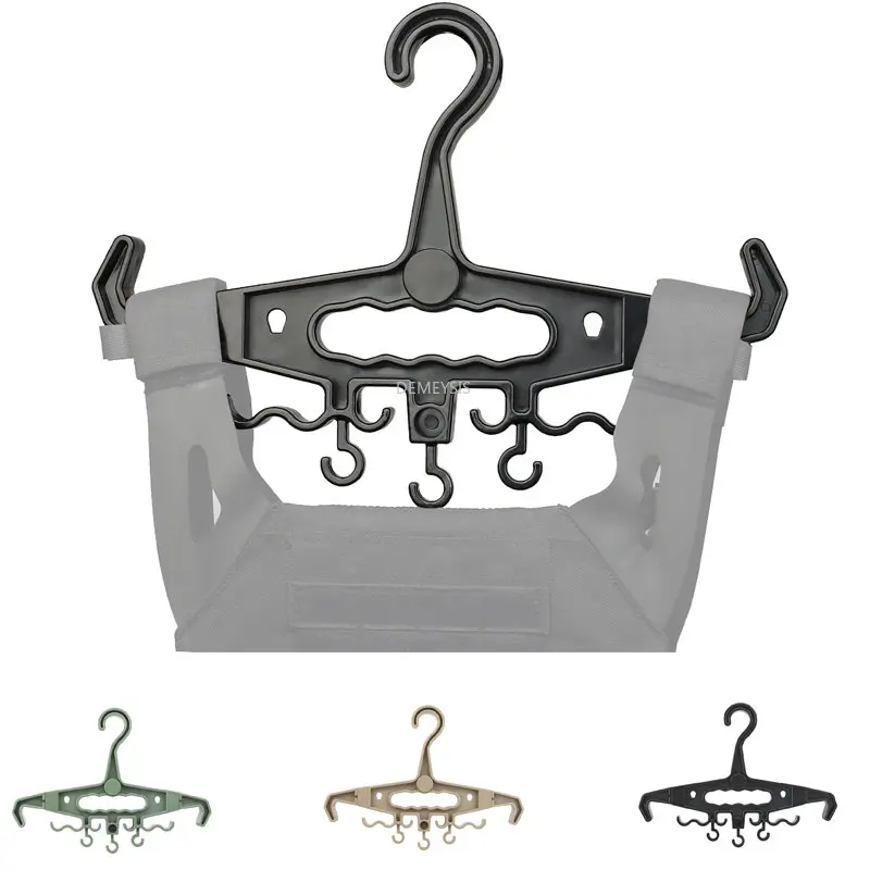 

Heavy Duty Tactical Hanger Durable Airsoft Gear Paintball Equipment Storage Hanger Military Armor Vests Coat Clothes Hanger