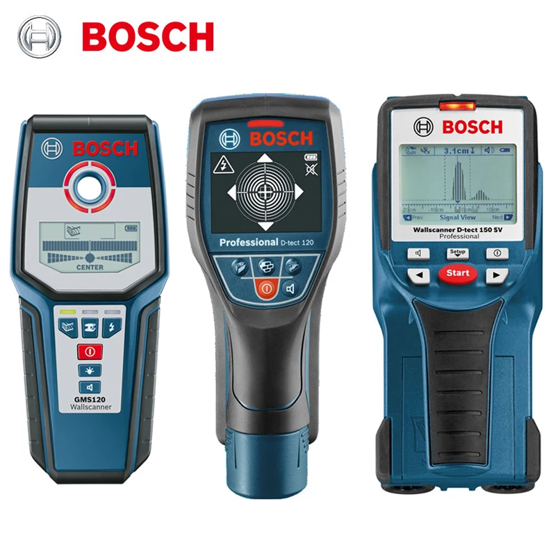 

Bosch Wall Scanner GMS120 D-tect 120 Wall and Floor Detection Scanner Professional Detector D-tect 150 SV for Wood Metal