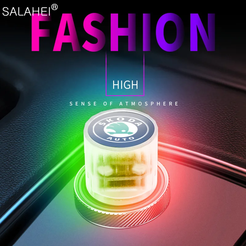 

Mini USB LED Car Light Auto Interior Atmosphere Light Emergency Lighting For Skoda Yeti Fabia Octavia 3 2 Kodiaq Karoq Rapid A5